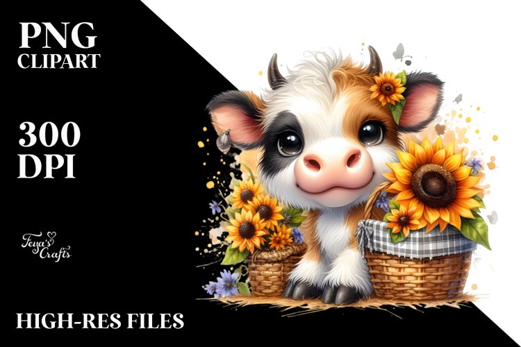 Sunflower Clipart Image 13