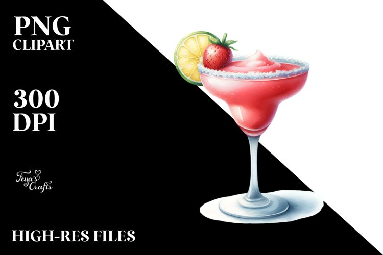 Centered Daiquiri Sublimation Clipart
