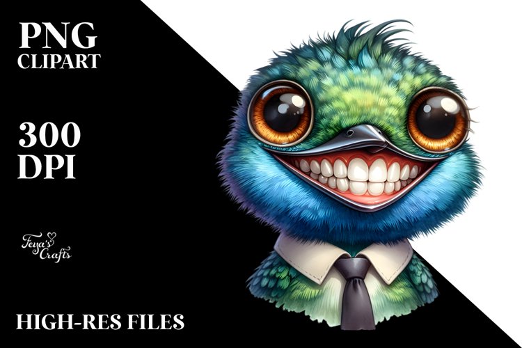 Happy Hummingbird Tie Clipart