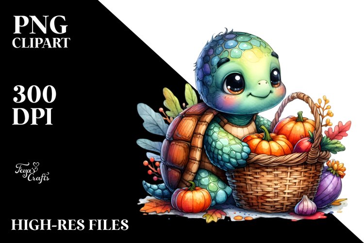 Quirky Baby Turtle | Clipart