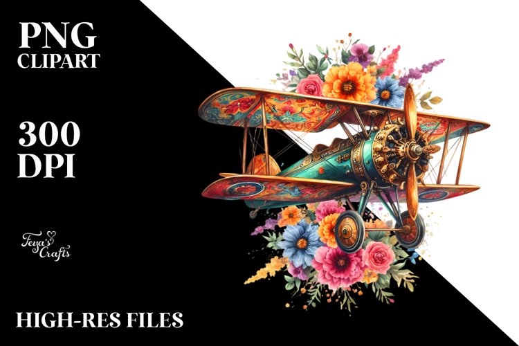 Watercolor Flower Clipart Image 24