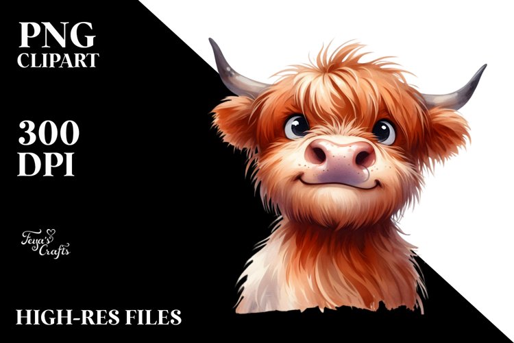 Highland Cow Clipart Image 10
