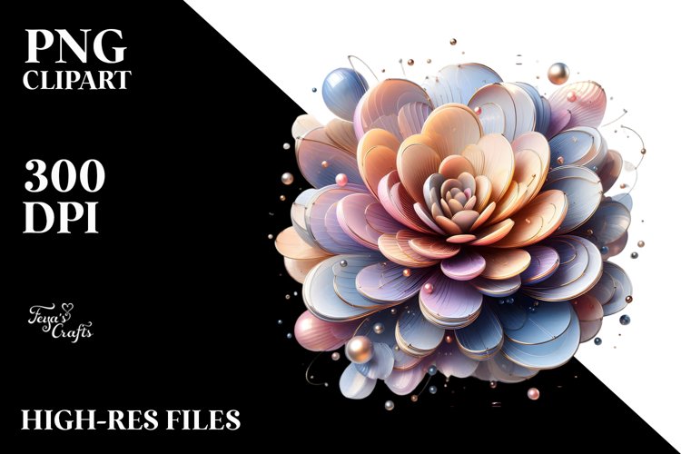 Flower Sticker Png Image 8