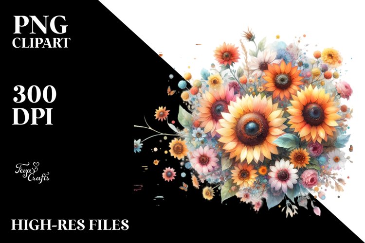 Sunflower Clipart Image 20