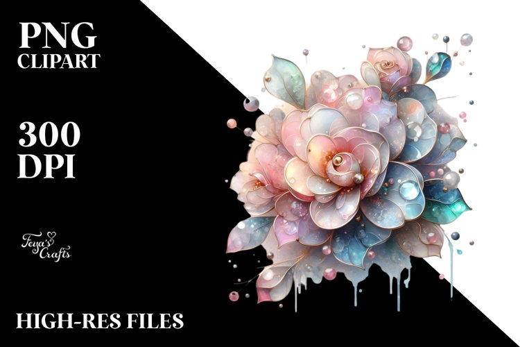 Flower Sticker Png Image 11