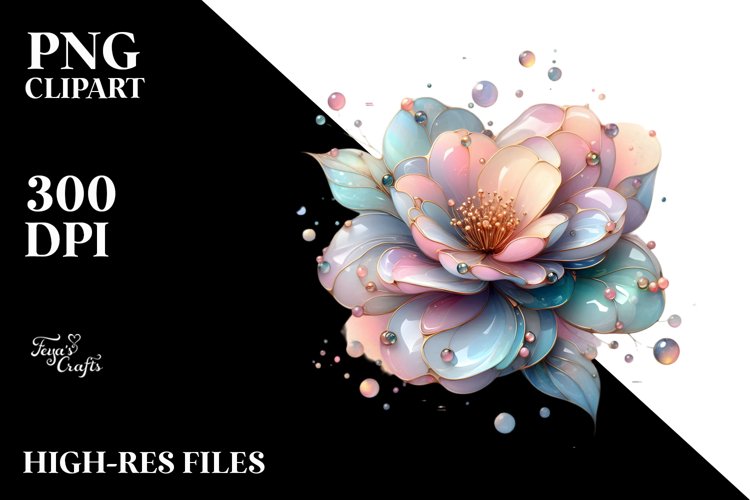 Flower Sticker Png Image 10