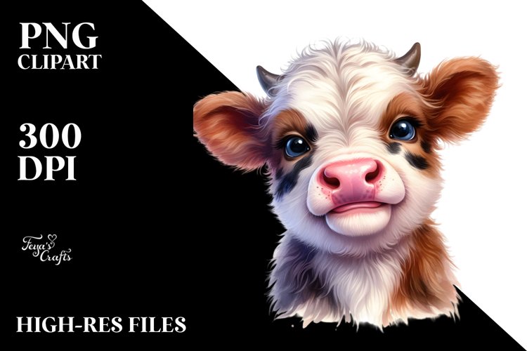 Cute Cow Clipart Image 9