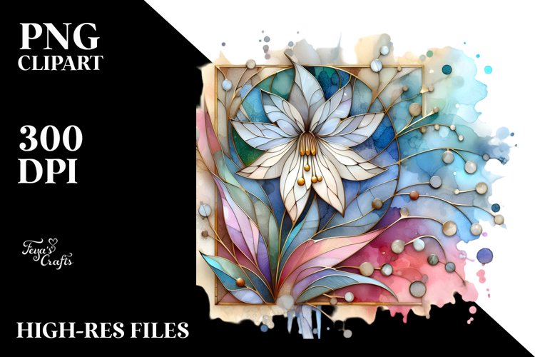 Flower Sticker Png Image 5