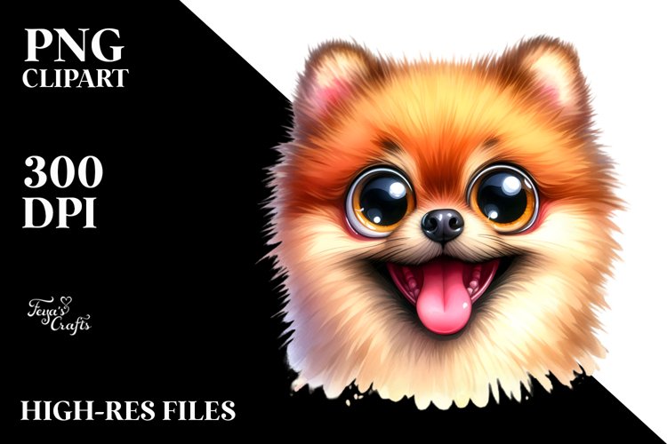 Pomeranian Clipart Image 13