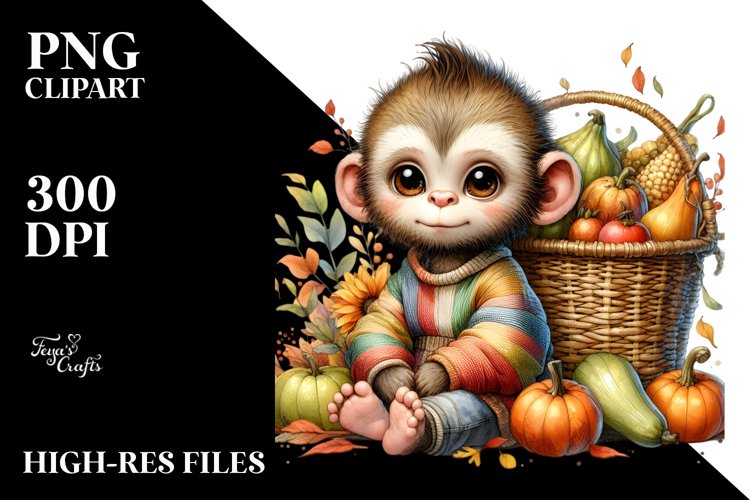 Monkey Clipart Image 15
