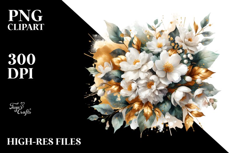 Bouquet Of Flower Clipart Image 10