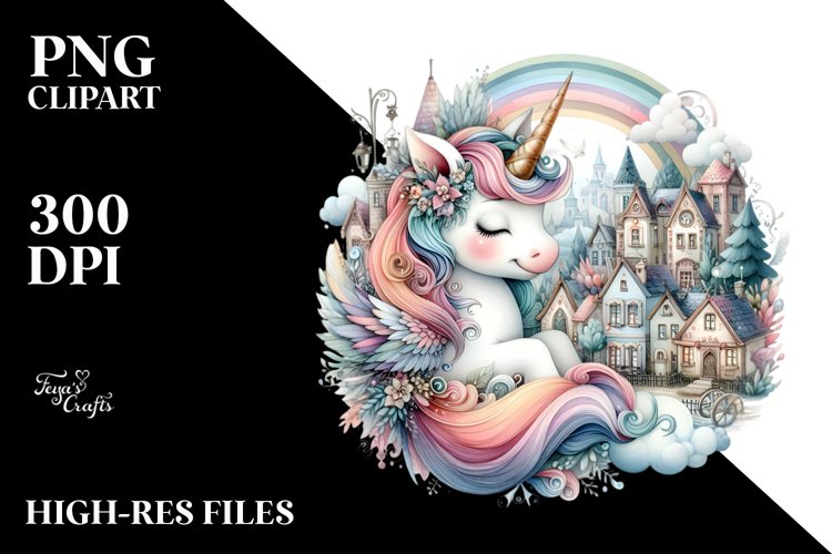 Unicorn Clipart Image 16