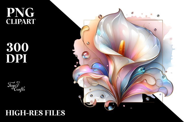 Flower Sticker Png Image 7