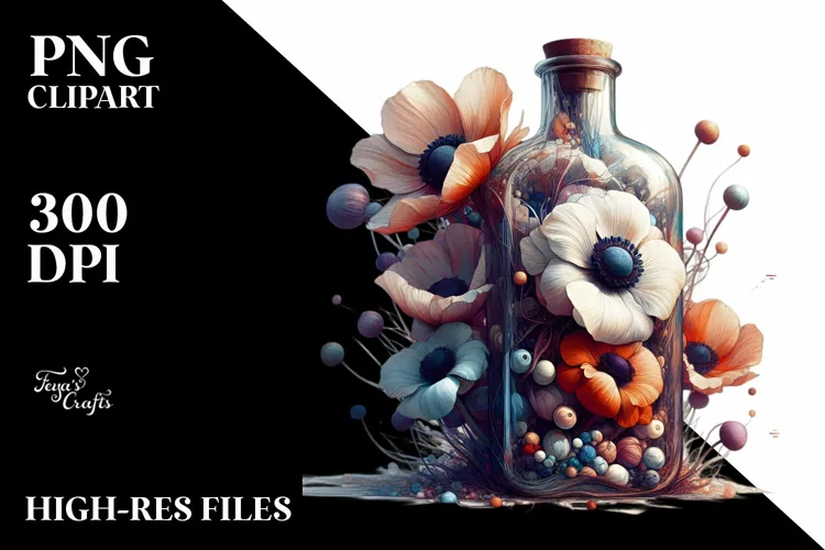 Artistic Bottle Anemone