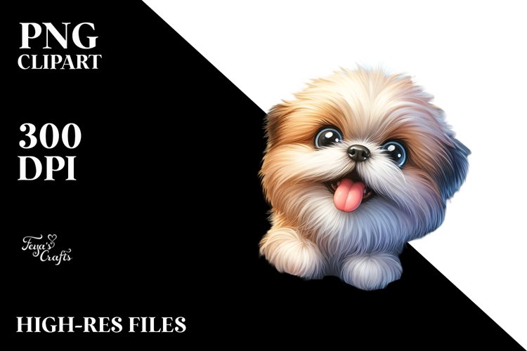 Shih Tzu Clipart Image 17