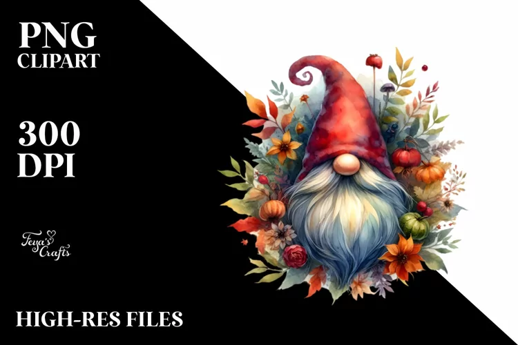Vibrant Autumn Gnome