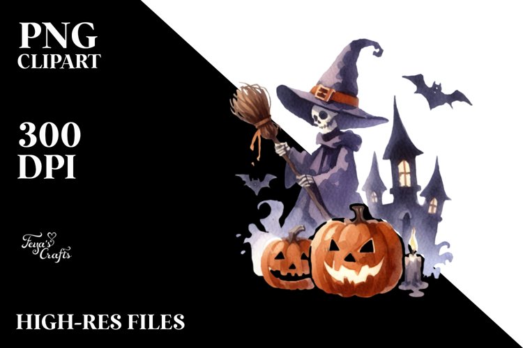 Simple Halloween Clipart | Sublimation | Clipart