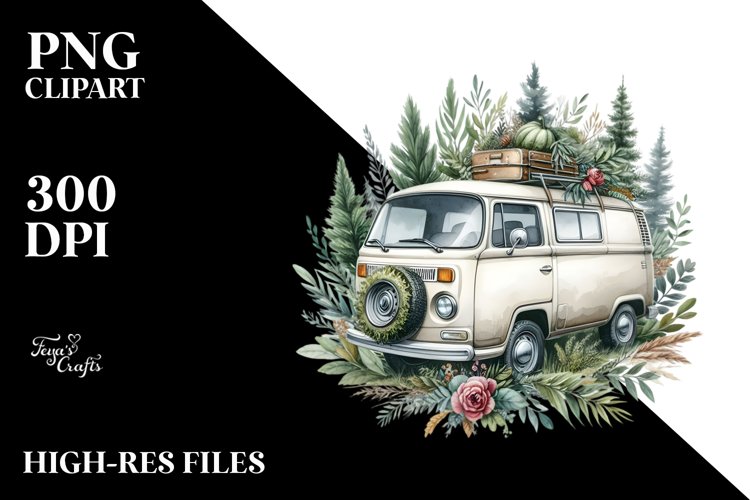 Vintage Van with Huge