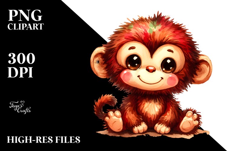 Monkey Clipart Image 4