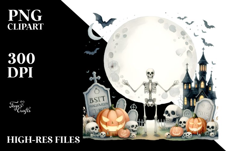 Skeleton Clipart Image 2