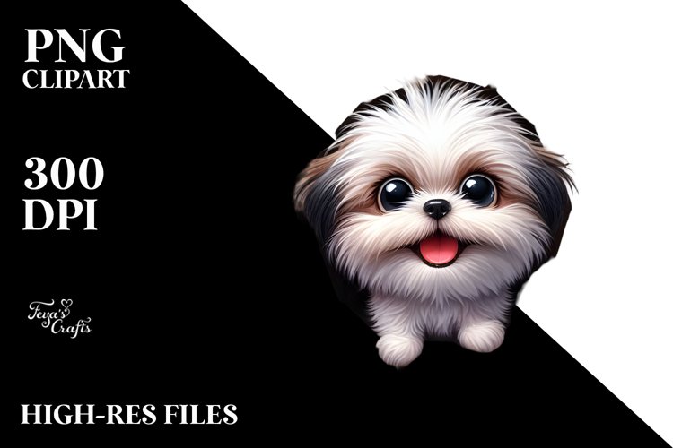 Shih Tzu Clipart Image 20