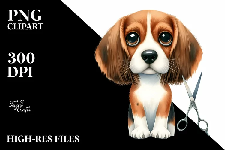 Funny Beagle Watercolor
