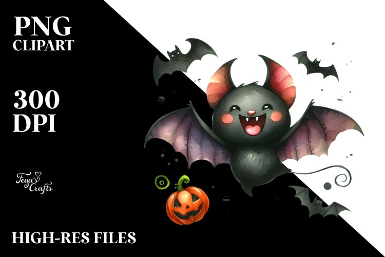 Halloween Bat Clipart Image 16