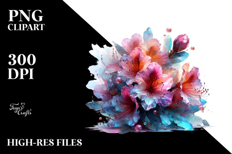 Shiny Rhododendron Abstract example image 1