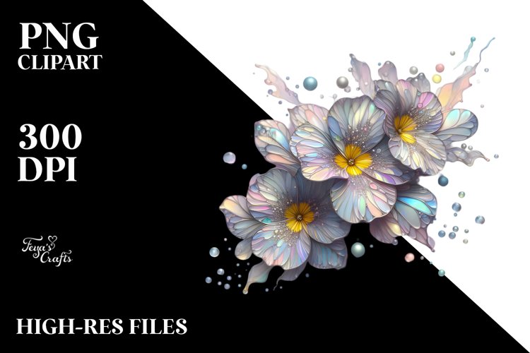 Flower Sticker Png Image 15