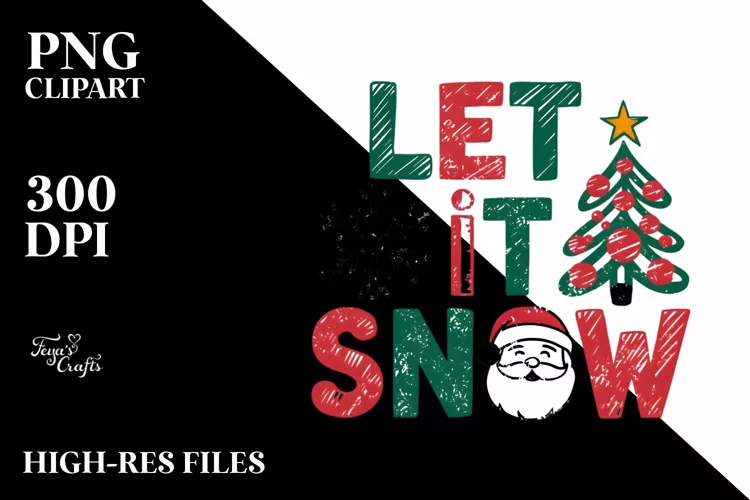 Christmas Sublimation|Clipart