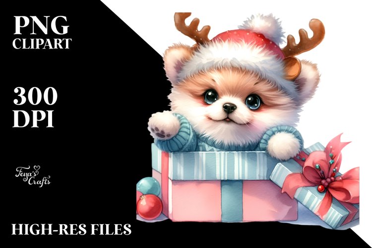 Pomeranian Clipart Image 17