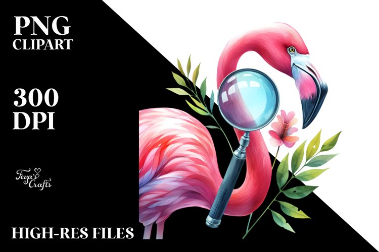 Flamingo Clipart Image 15