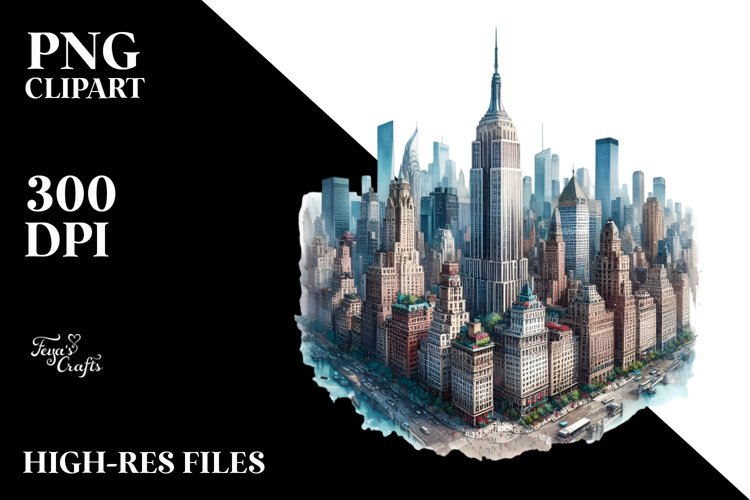 Skyline Clipart Image 3