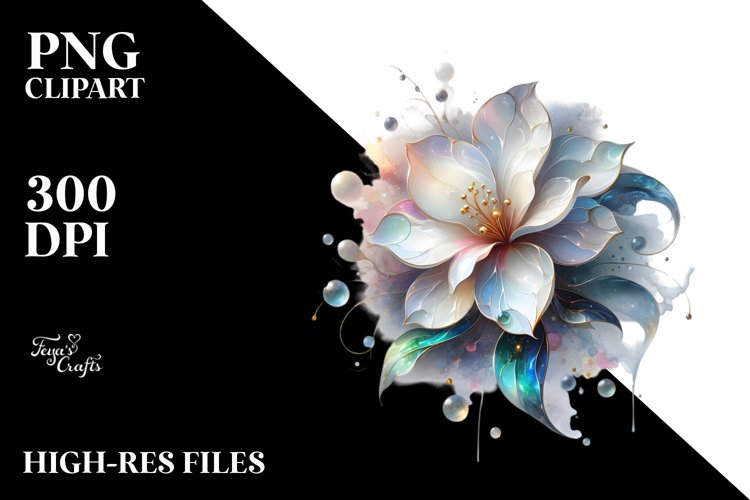 Gardenia with Golden Insertions example image 1