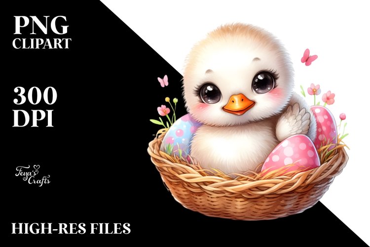 Easter Basket Clipart Image 17