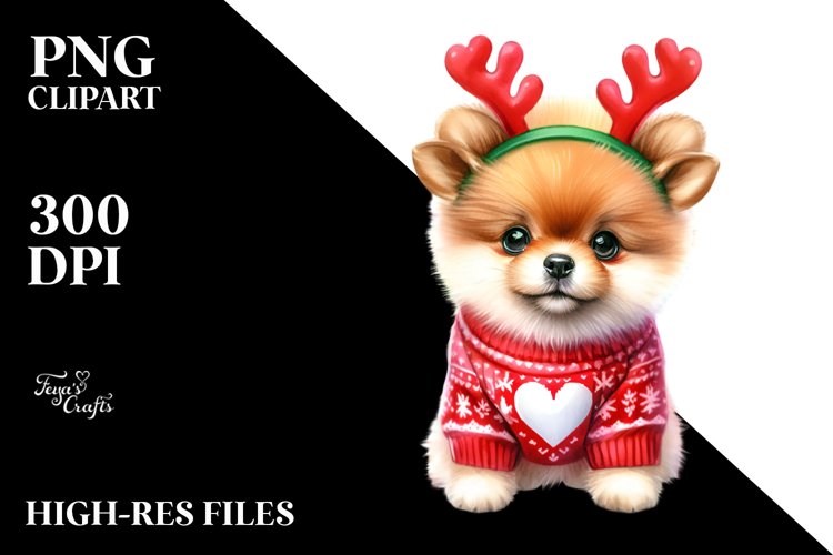 Pomeranian Clipart Image 16