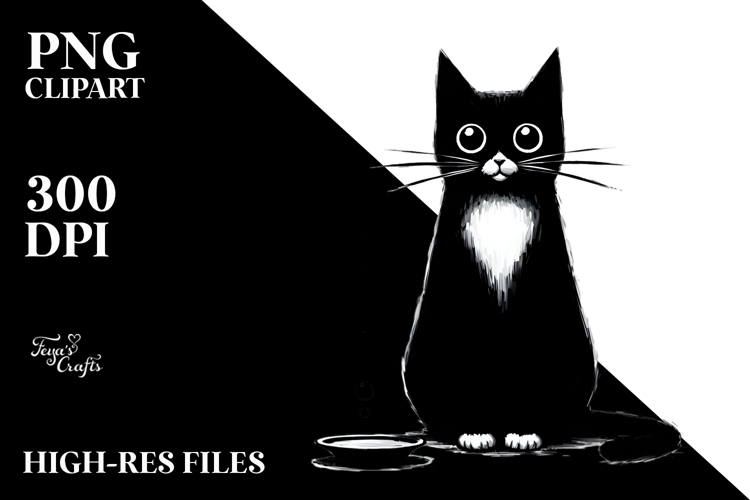 Black Cat Png Image 13