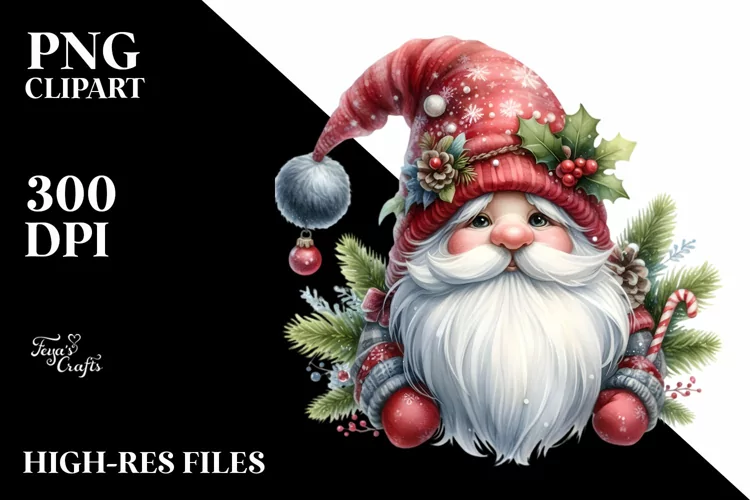 Detailed Christmas Gnome