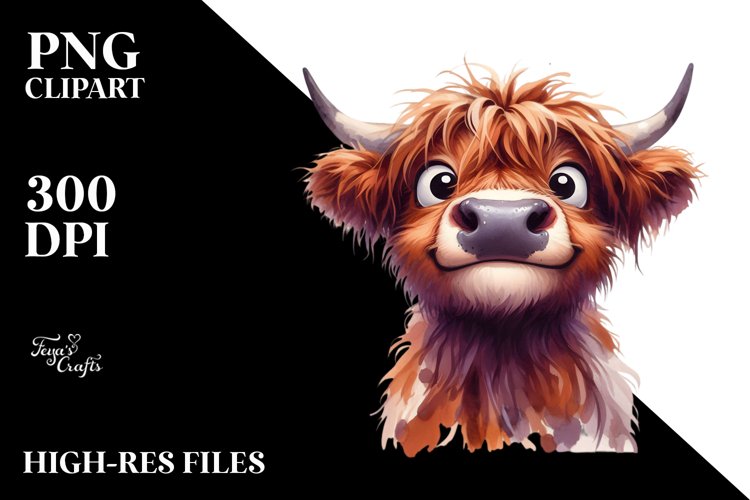 Highland Cow Clipart Image 3