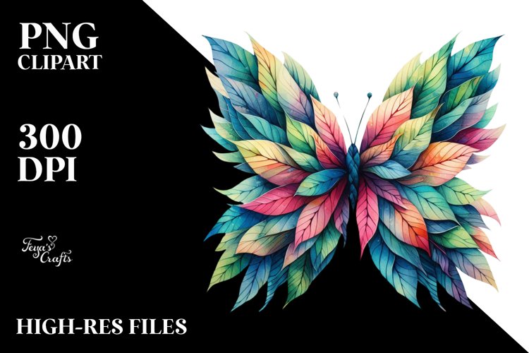 Abstract Butterfly PNG