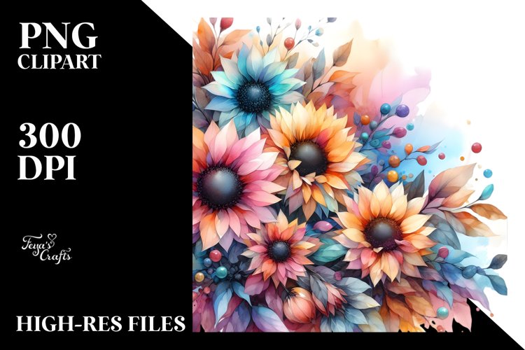Sunflower Clipart Image 5
