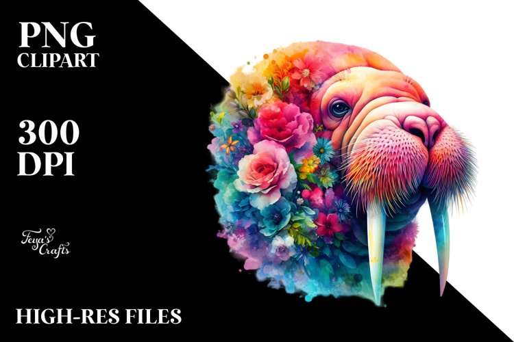 Watercolor Flower Clipart Image 23