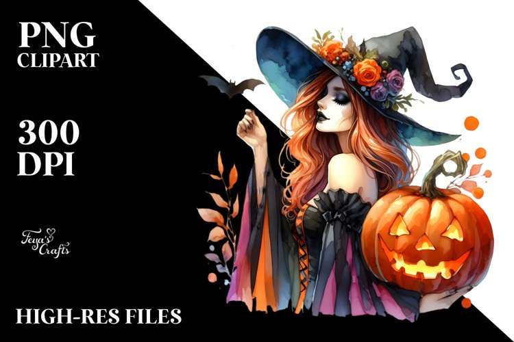 Halloween Witch Pumpin | Clipart