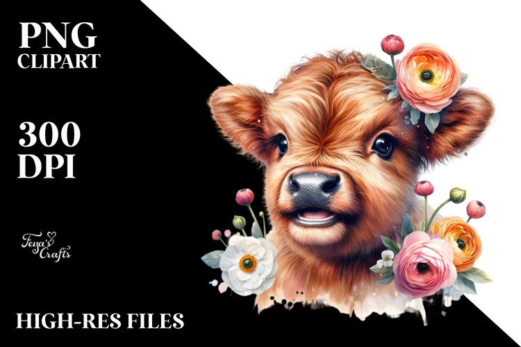 Highland Cow Clipart Image 9