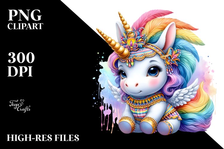 Unicorn Clipart Image 16