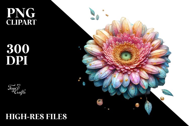 Flower Sticker Png Image 7