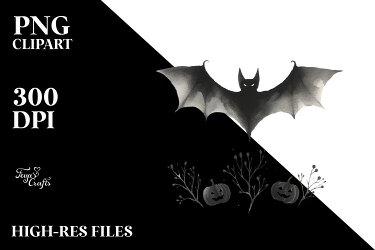 Halloween Bat Clipart Image 19