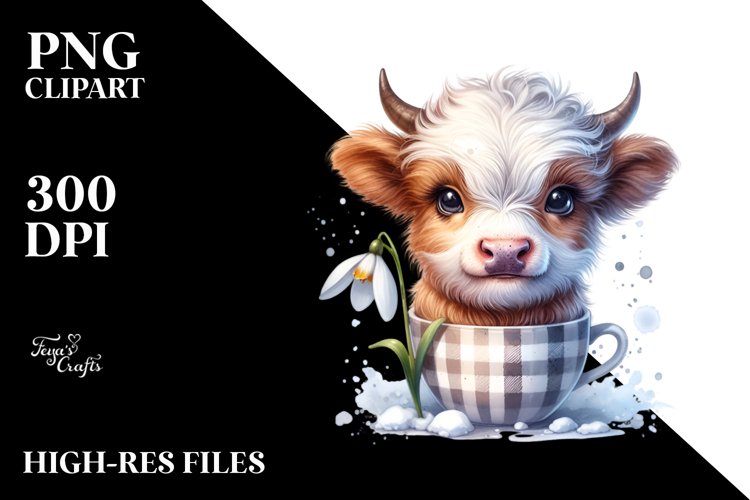 Cute Cow Clipart Image 5