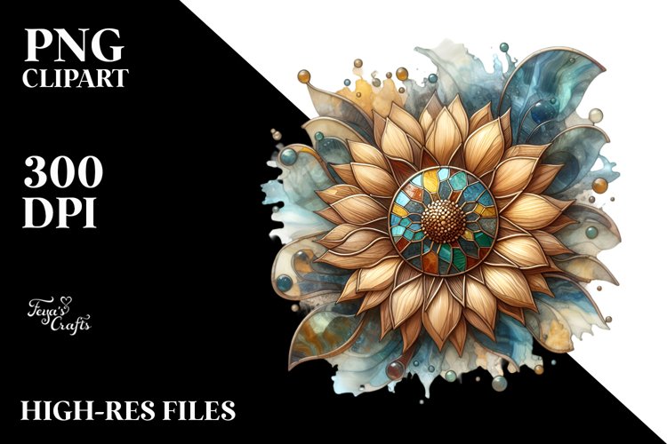 Sunflower Clipart Image 3