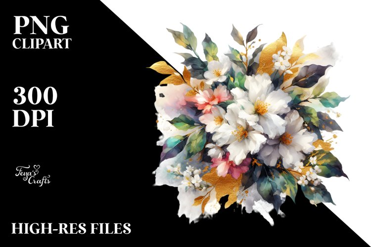 Flower Bouquet Clipart Image 12